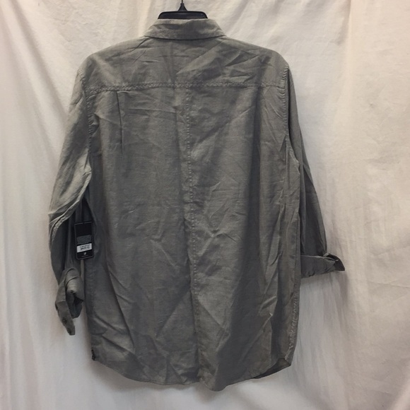 Tavik Modern Beach Culture Men’s Gray Button Up - Picture 3 of 8